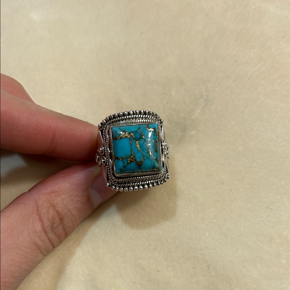 Silver and Turquoise Ring